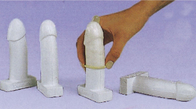 Strumento maschio realistico di addestramento del preservativo di Simulator 12pcs del modello del pene